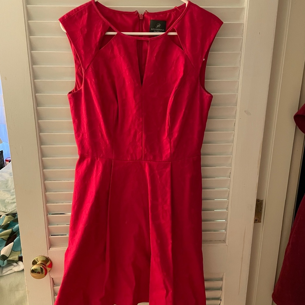 Hot pink dress